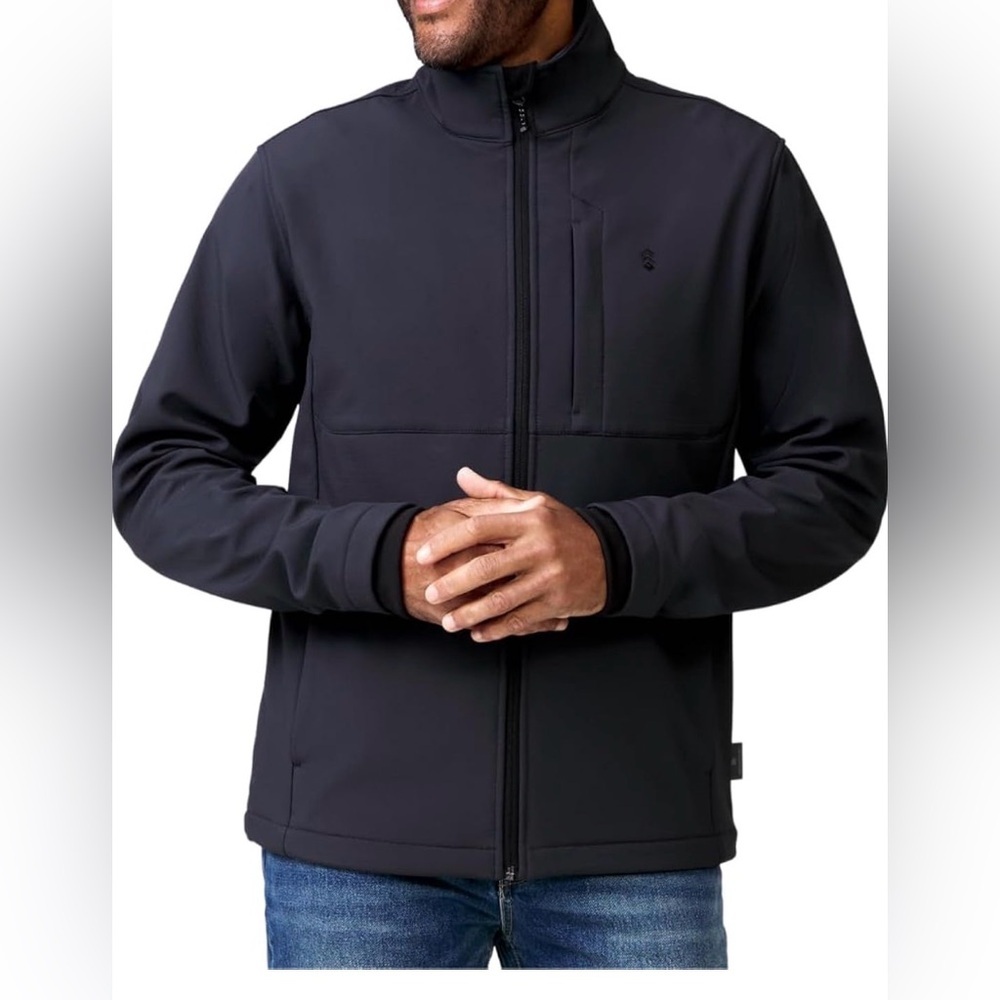 Free Country Men's Softshell Jacket - Navy NWT